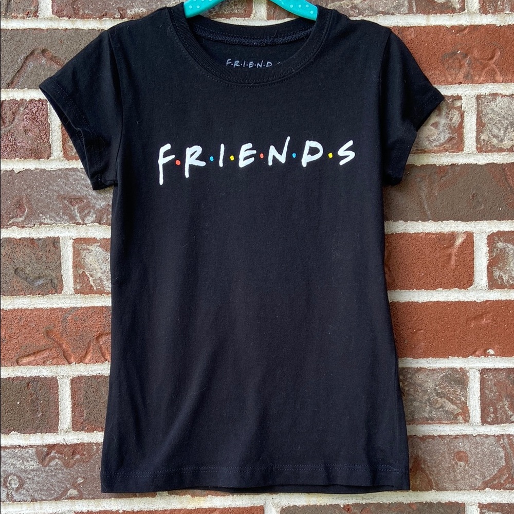 B1G2F 🚨 FRIENDS Black Short Sleeve Tee